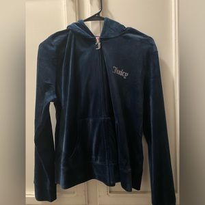 Juicy couture navy blue tracksuit top